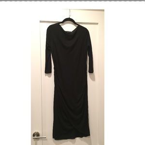 allsaints warp sleeve dress